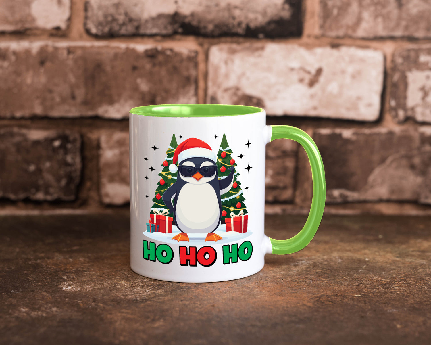 Ho | Weihnachts Pinguine Weihnachten lustig Humor Geschenkidee Geschenk Tasse