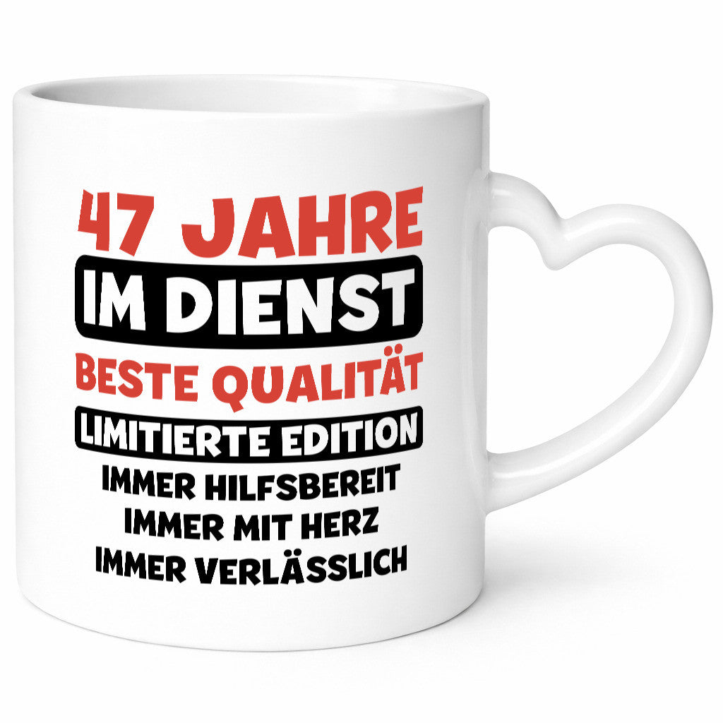 47 Jahre im Dienst | Jubiläum Arbeit v3 Geschenk Kollegen Büro lustiger Spruch