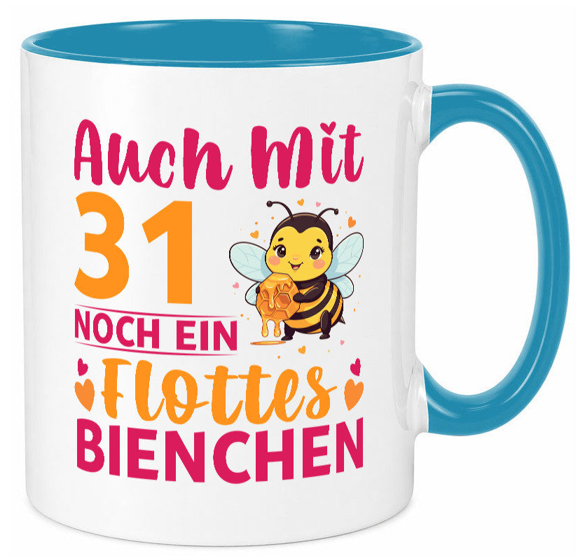 31. Geburtstag | Flottes Bienchen 31 Jahre Geschenk Geschenkidee lustiger Tasse
