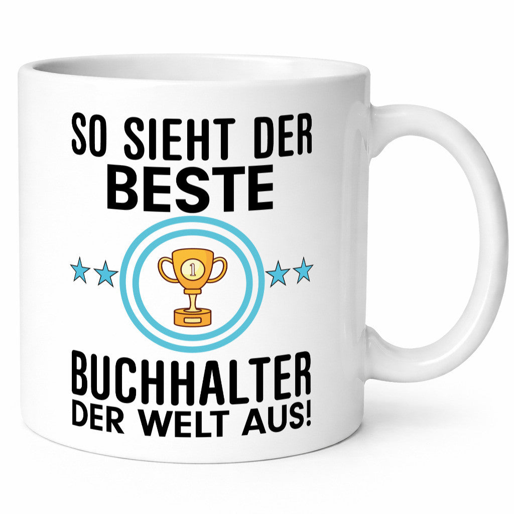 Bester Buchhalter | Büro Kollegen Beruf Geschenk Arbeit lustiger Spruch Tasse