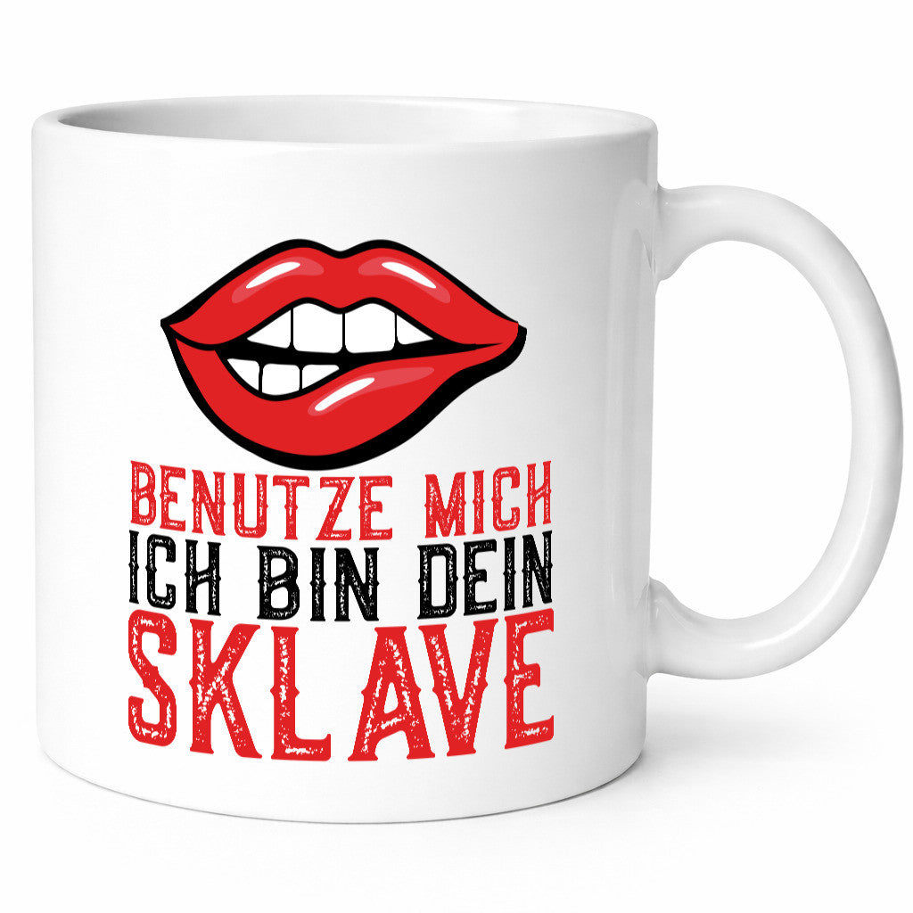 Benutze mich ich bin dein Sklave | Humor lustiger Spruch Geschenk Geschenkidee