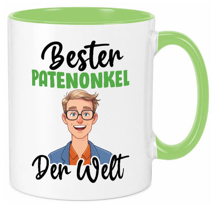 Bester Patenonkel | Onkel lustiger Spruch Geschenk Humor Geschenkidee Tasse