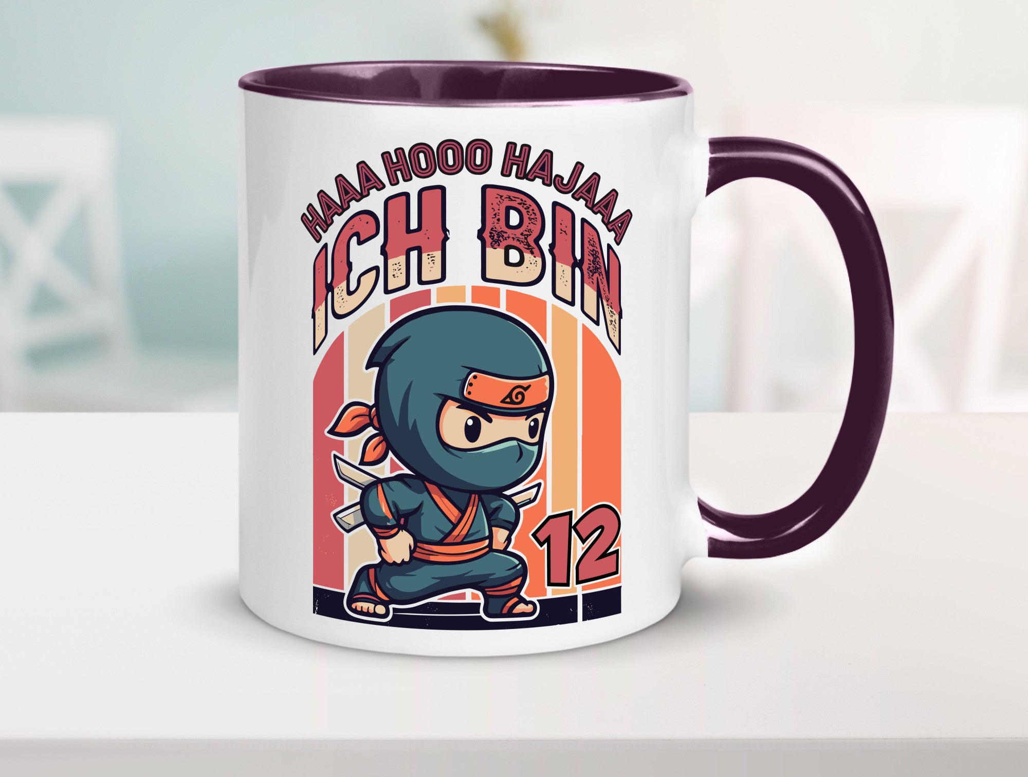 12. Geburtstag | Ninja Junge 12 Jahre Humor Geschenkidee Tasse