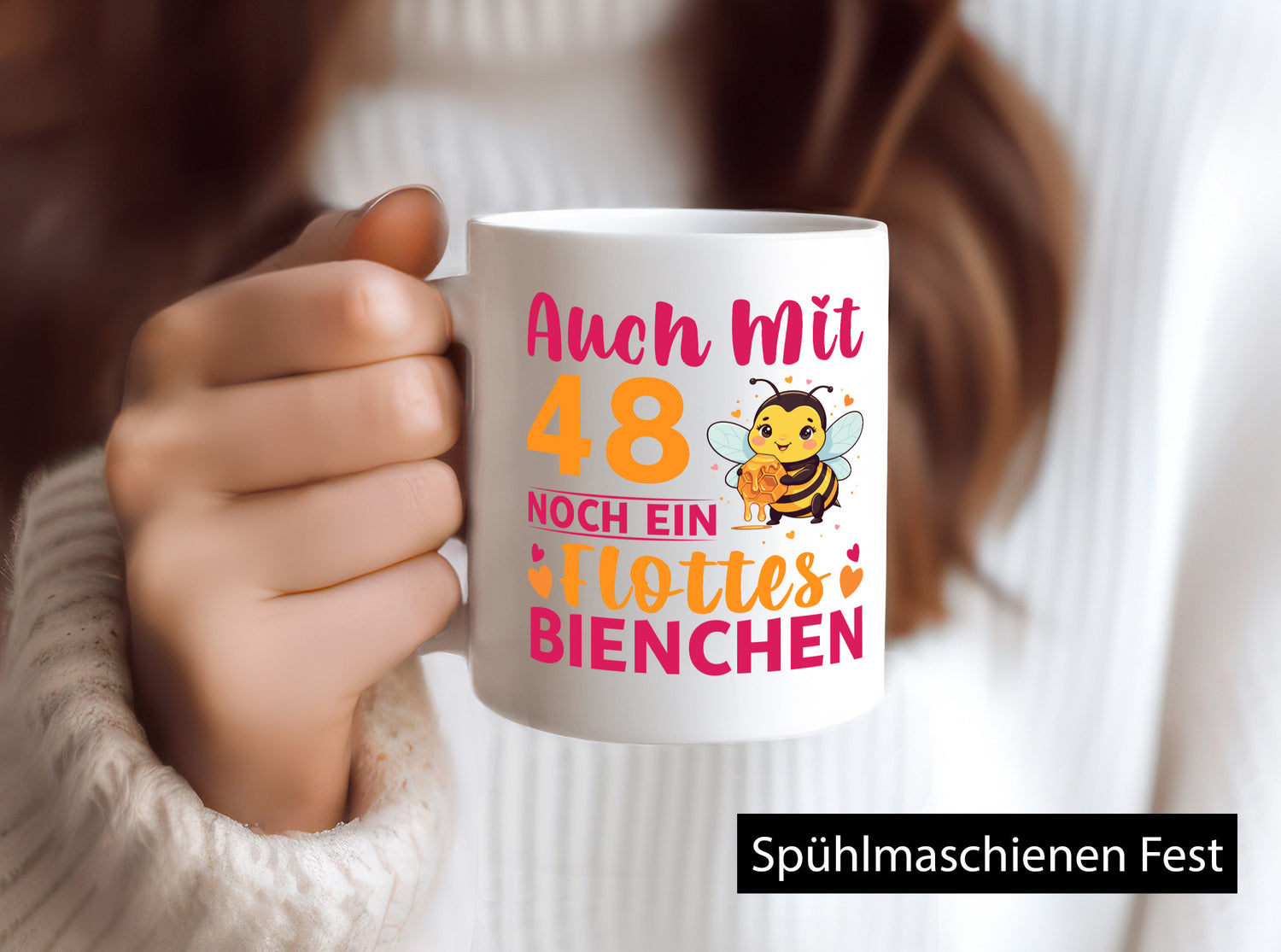 48. Geburtstag | Flottes Bienchen 48 Jahre lustiger Spruch Geschenk