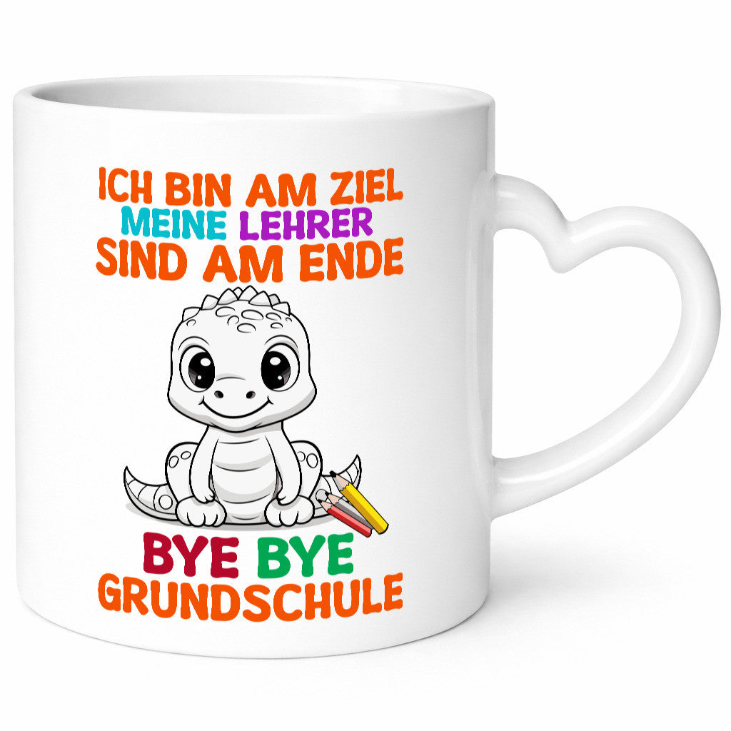 Ich bin am Ziel | Lehrer ende bye Grundschuie lustiger Spruch Geschenk Humor