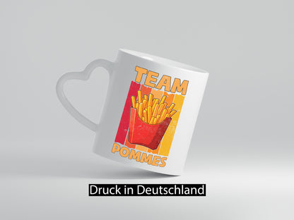 Team Pommes | Frites Liebhaber Humor Geschenkidee Tasse