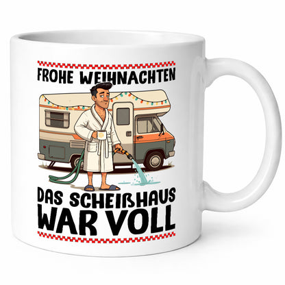 Frohe Weihnachten | Ugly Christmas Scheißhaus war voll Humor Geschenkidee Tasse