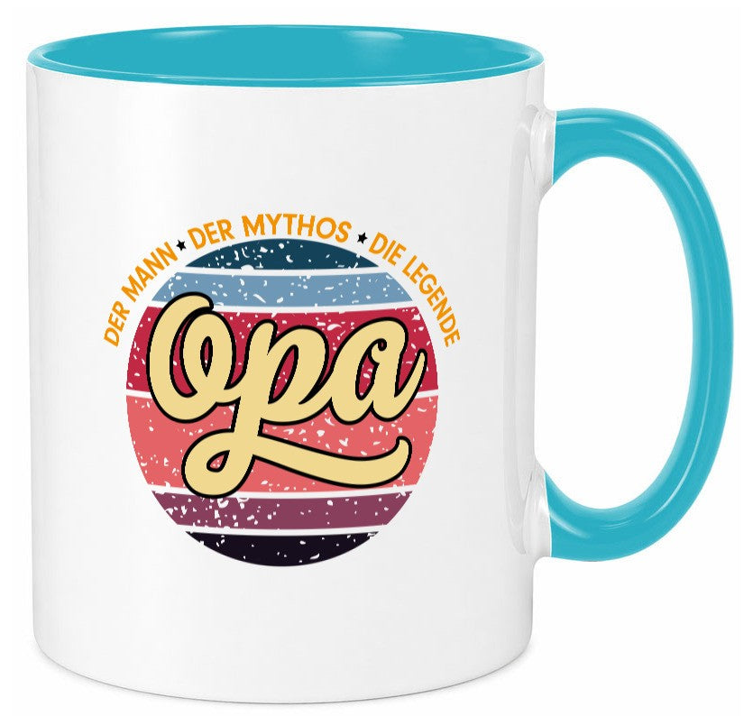Die Legende Opa | Großvater Spruch Enkelkinder Geschenk Familie Geschenkidee Tasse