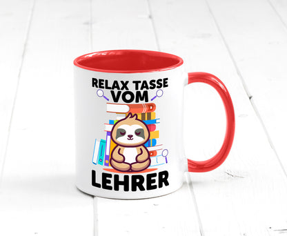 Relax Tasse: Lehrer | Schule Beruf Schüler lustiger Spruch Geschenk Arbeit