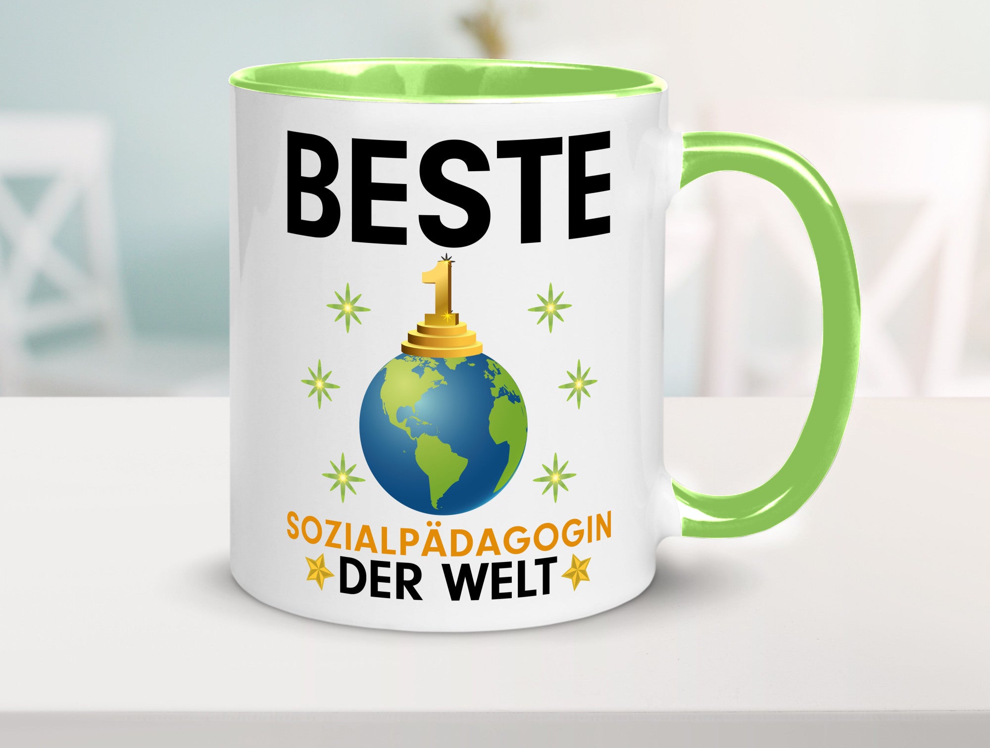 Welt Beste Sozialpädagogin | Humor Pädagogin Geschenkidee Tasse