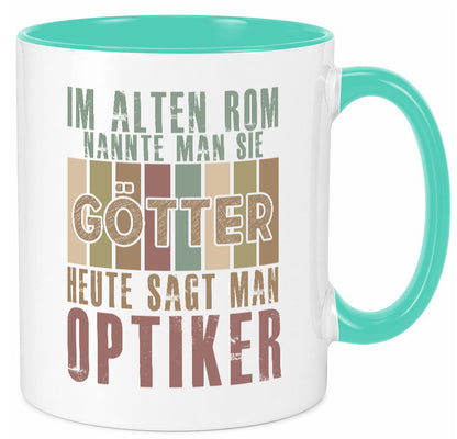 Heute sagt man: Optiker | Augenoptiker Geschenkidee Humor Tasse