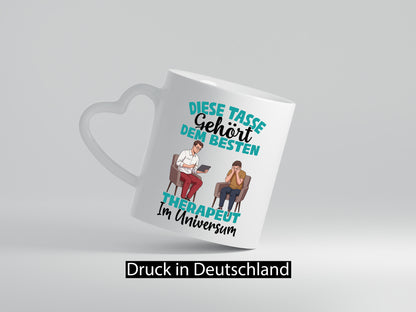 Im Universum: Therapeut | Psychotherapie Therapie Humor Geschenkidee Tasse