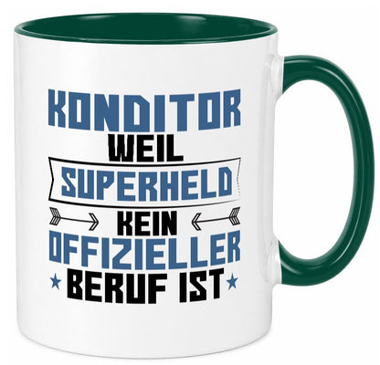 Superheld Konditor | Konditorei Humor Geschenkidee Tasse