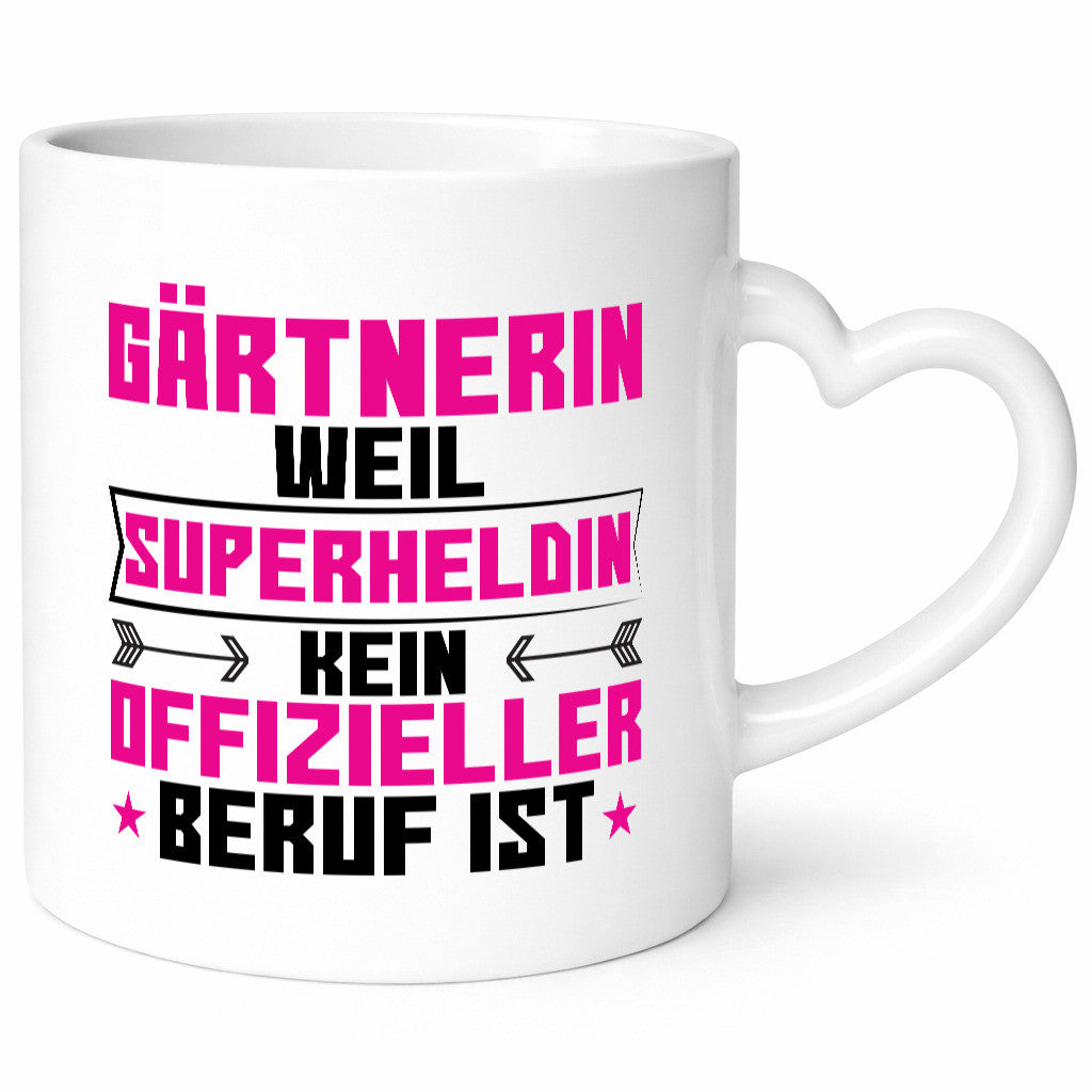 Superheldin Gärtnerin | Gartenbau Geschenk Humor Geschenkidee lustiger Spruch