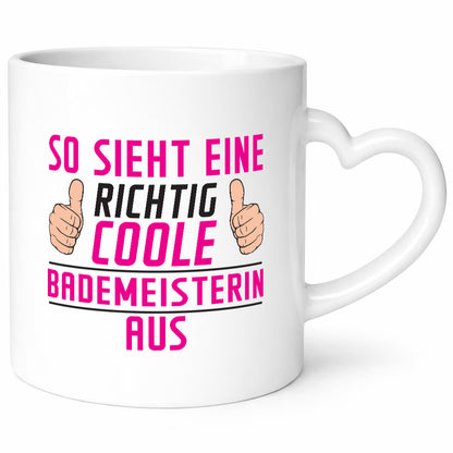 Richtig Coole Bademeisterin | Schwimmmeisterin Geschenk Humor Geschenkidee