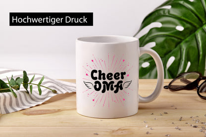 Cheer Oma | Beste Großmutter Geschenkidee Familie Humor Tasse