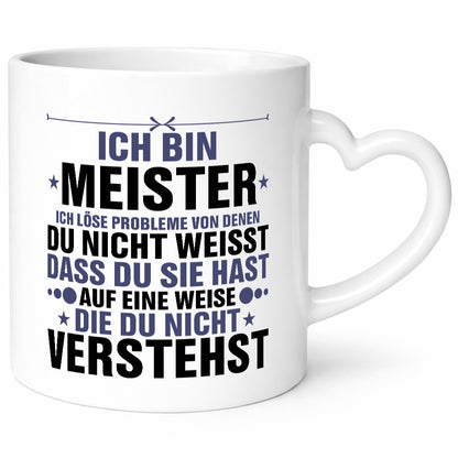 Löse Probleme: Meister | Meisterbrief v2 lustiger Spruch Geschenk Humor