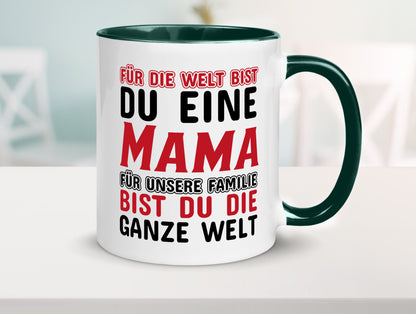 Beste mama der Welt lustiger Spruch Geschenk Familie Geschenkidee Tasse