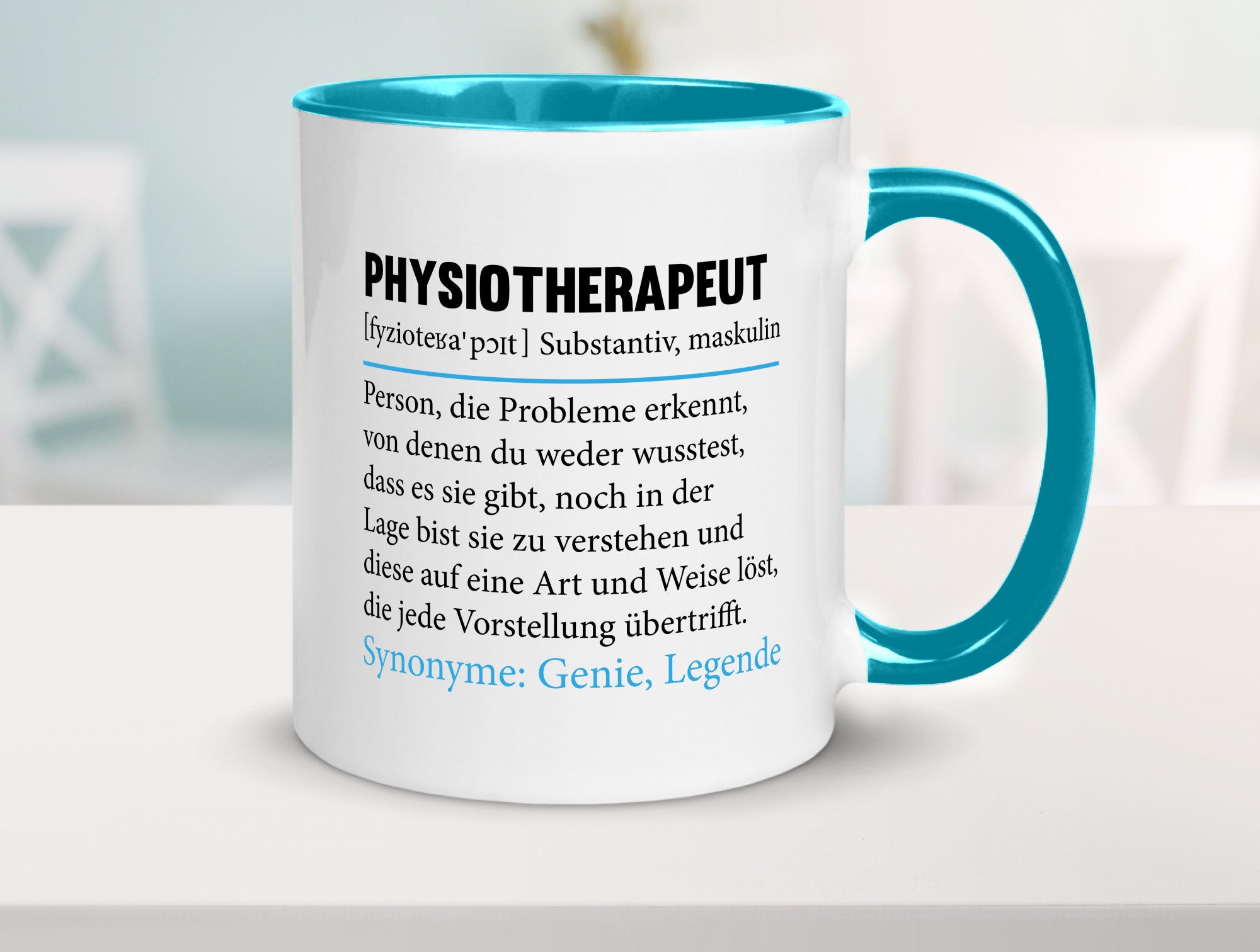 Physiotherapeut | Beruf Spruch Text lustig v2 Humor Arbeit Kollegen Büro