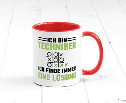 Ich bin Techniker finde immer eine Lösung | lustiger Spruch Geschenk Humor