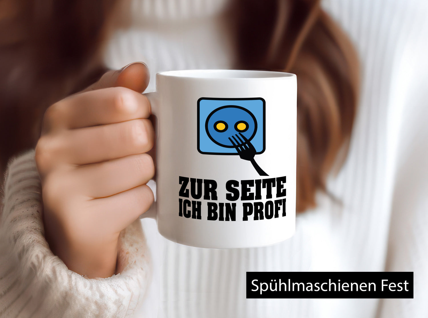 Zur Seite ich bin Profi lustiger Spruch Geschenk Humor Geschenkidee Tasse