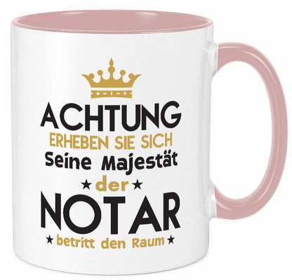 Seine Majestät Notar | Jurist Humor Geschenkidee Tasse