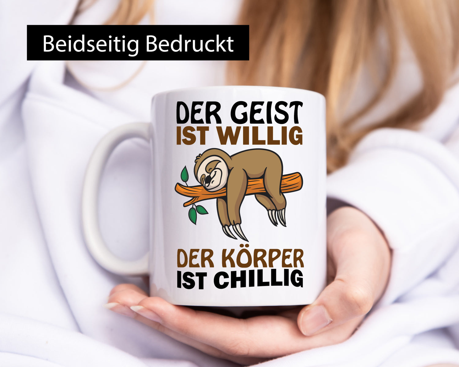 Chilliger Körper Geschenk Humor Geschenkidee lustiger Spruch Tasse