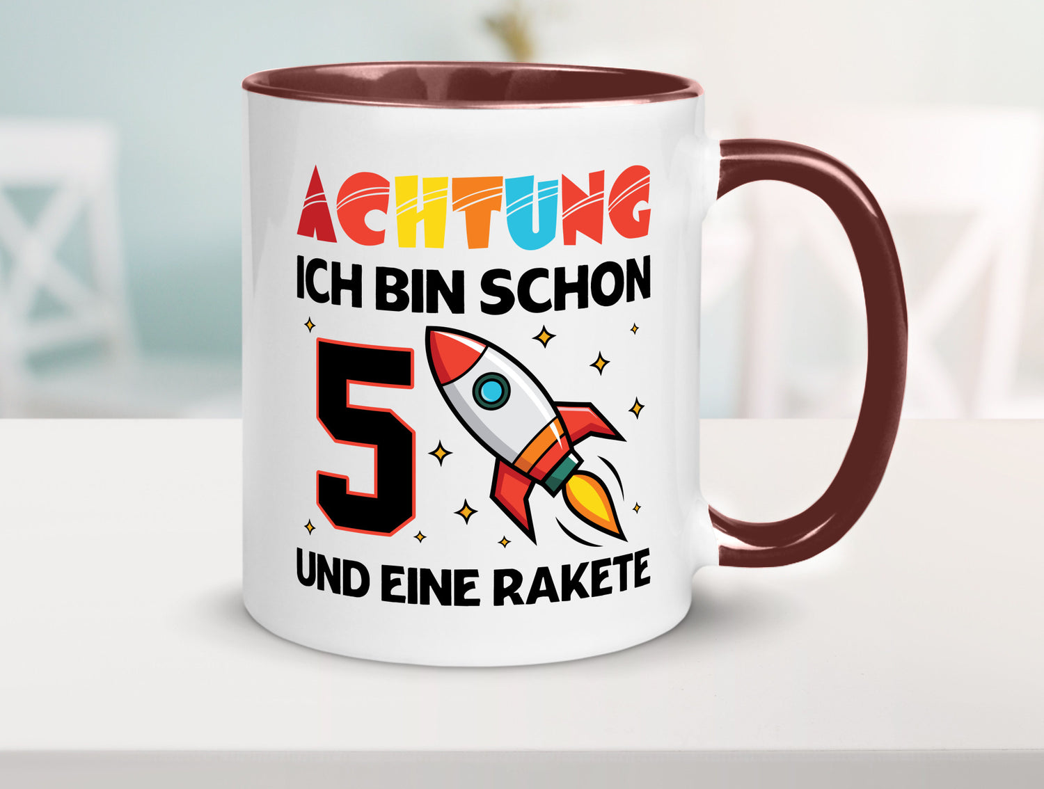 5. Geburtstag | Rakete Weltraum 5 Jahre Galaxy lustig Geschenkidee Geschenk
