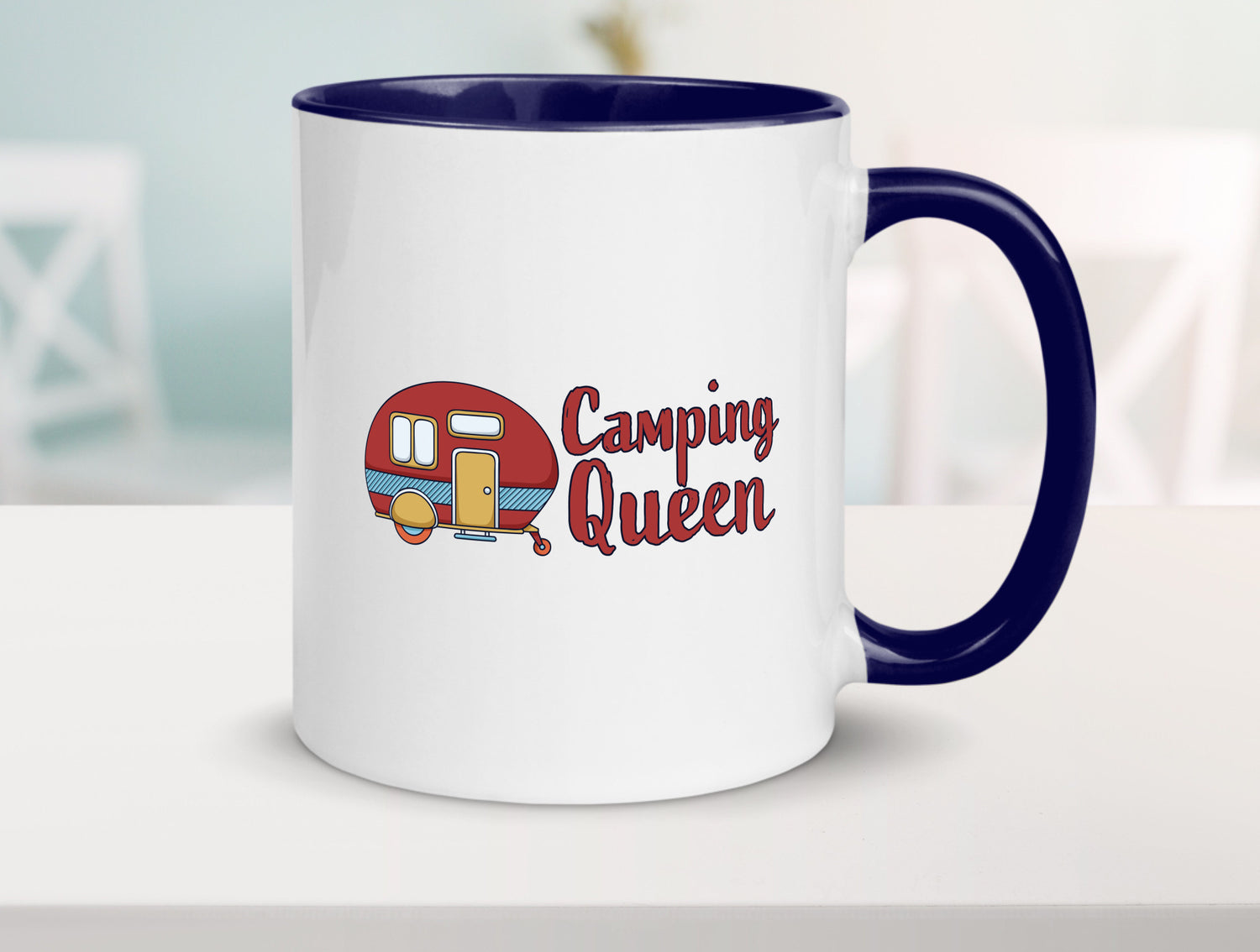 Camping Queen | Wohnanhänger Geschenk Humor Geschenkidee lustiger Spruch Tasse