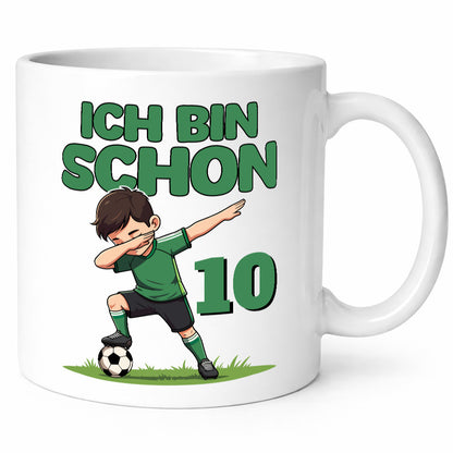 10. Geburtstag | 10 Jahre Fußballer Geschenkidee Humor Tasse