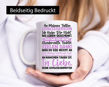 An meinen tollen Schwiegersohn vl7 Geschenk Familie Geschenkidee lustiger