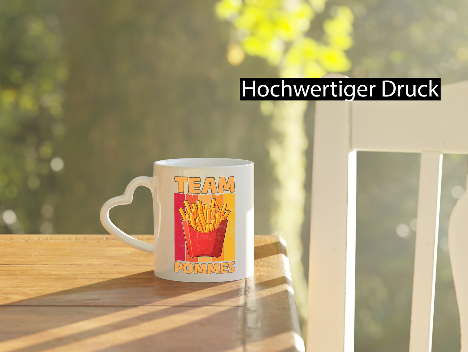 Team Pommes | Frites Liebhaber Humor Geschenkidee Tasse
