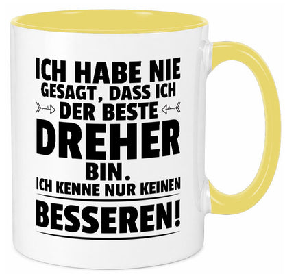 Der Beste Dreher | Fräser lustiger Spruch Geschenk Humor Geschenkidee Tasse
