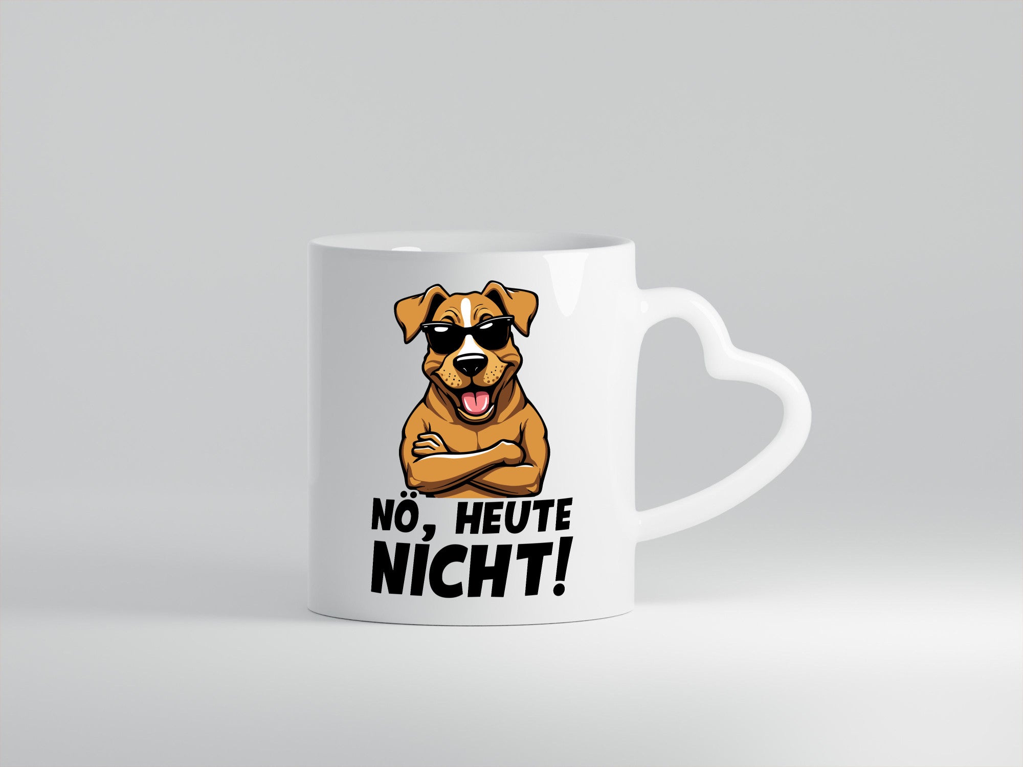 Nö Heute nicht | Hund Sturer Podenco Geschenk Tierliebhaber Humor lustiger