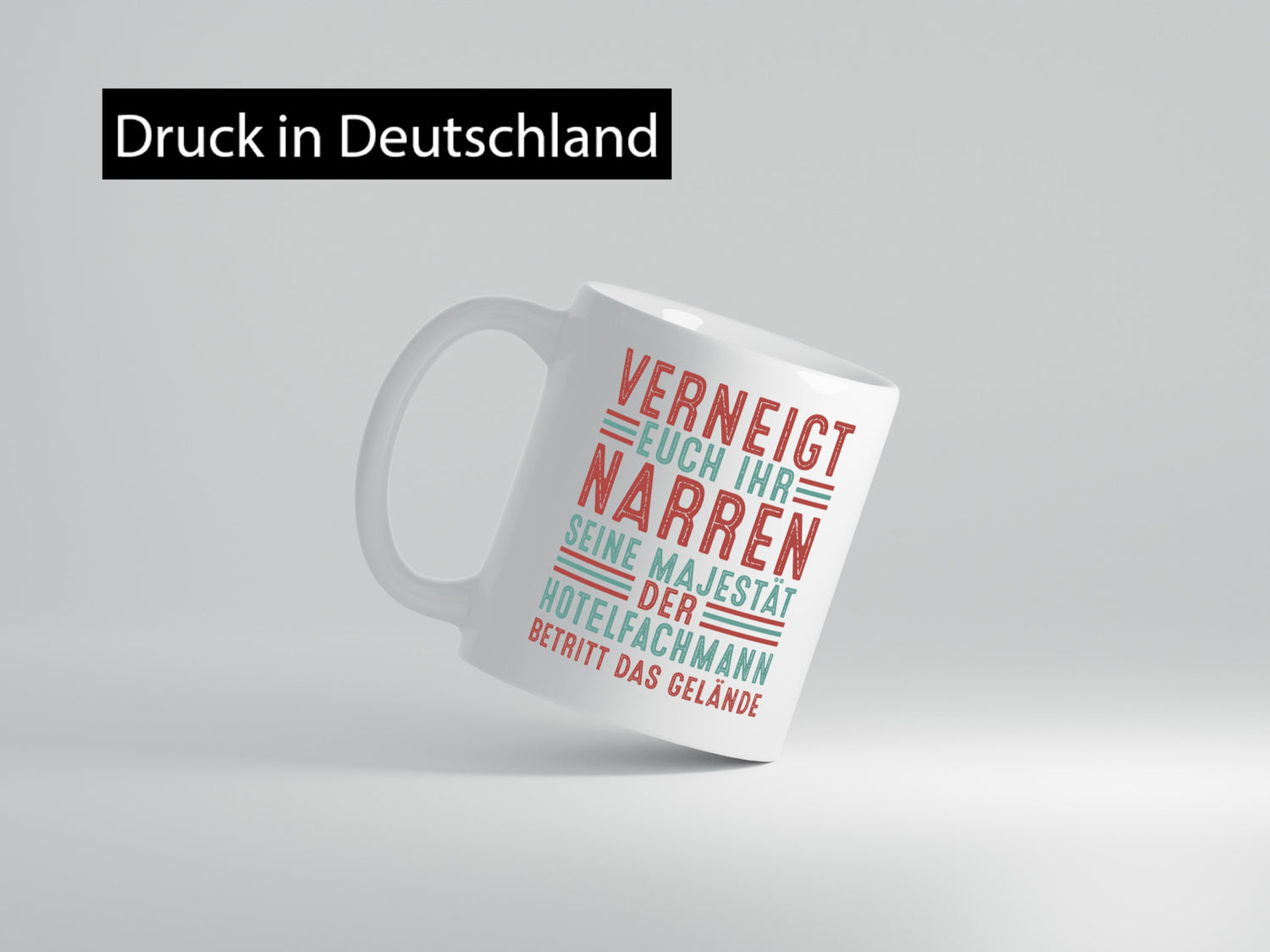 Verneigt euch: Hotelfachmann |Hotel Geschenkidee Humor Tasse