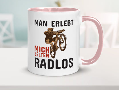 Selten Radlos | Spruchtasse Fahrrad Männer Humor lustiger Spruch Geschenk