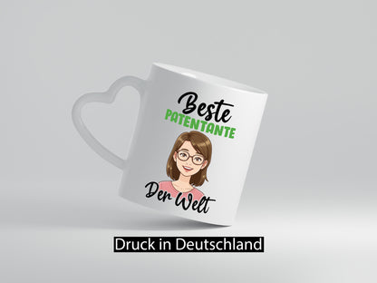 Beste Patentante | Tante lustiger Spruch Geschenk Humor Geschenkidee Tasse