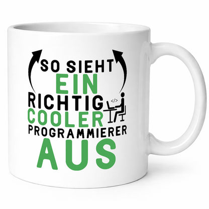 Richtig cooler Programmierer | Comic PC Computer Nerd Geschenk Humor