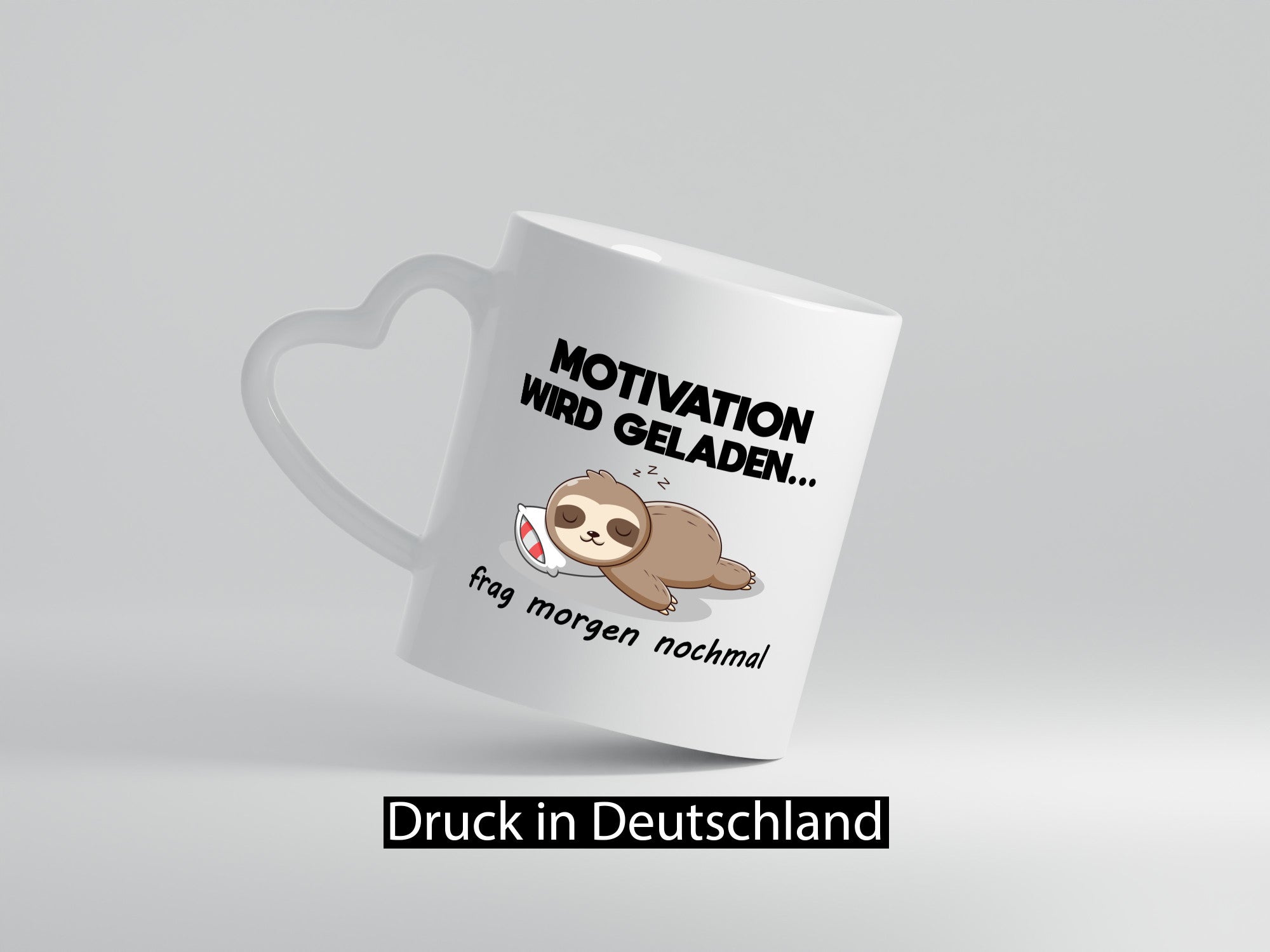 Motivation wird geladen | Frag morgen nochmal Faultier lustig Tierliebhaber
