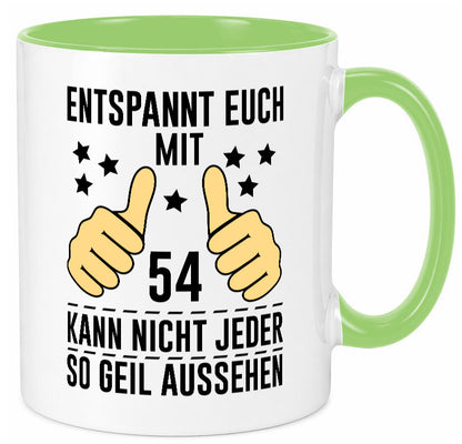 54. Geburtstag | 54 Jahre Geil aussehen Entspannt euch v2 lustig Geschenkidee
