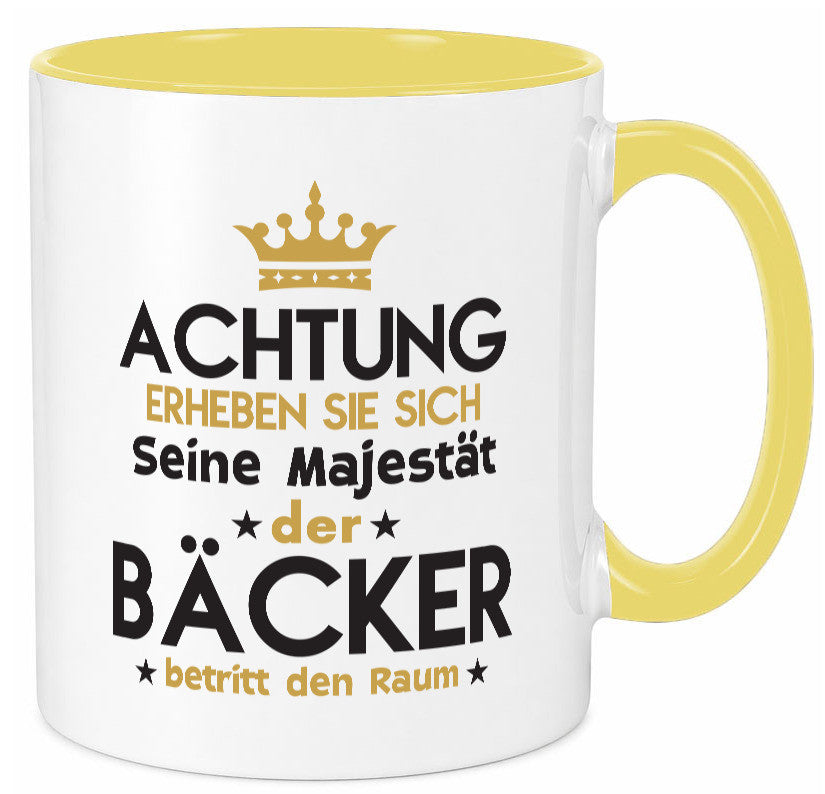 Seine Majestät Bäcker | Bäckerei Backen Konditor Geschenk Humor Geschenkidee Tasse
