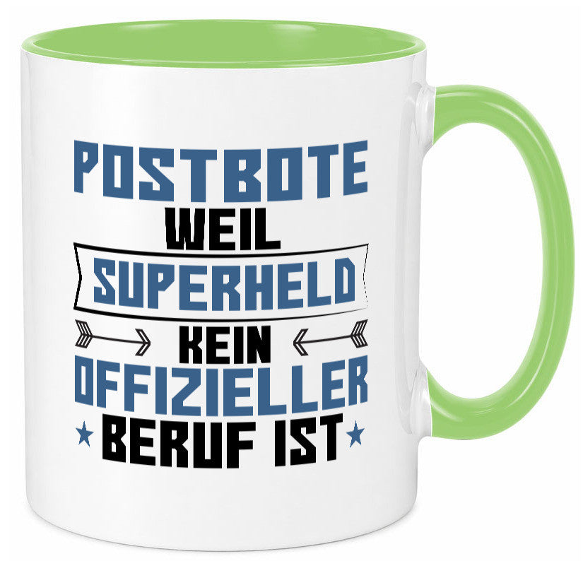 Superheld Postbote | Beruf Post Briefträger Geschenk Arbeit Kollegen Büro
