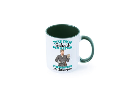 Im Universum: Fliesenleger | Fliesenlegen Bau Geschenk Humor Geschenkidee