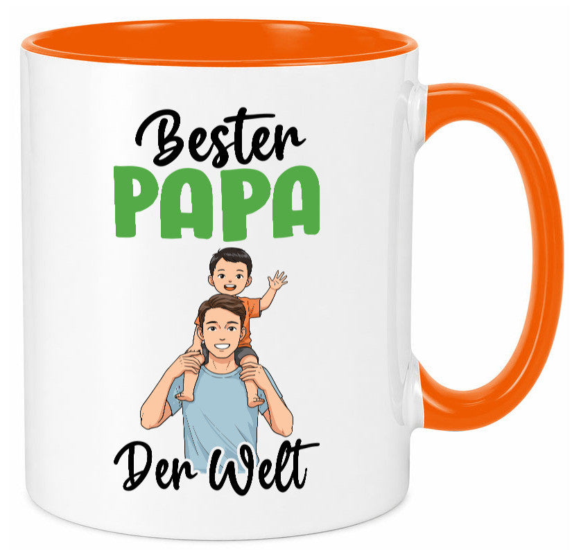 Bester Papa | Vatertag Daddy Familie lustiger Spruch Geschenk Geschenkidee Tasse