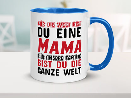 Beste mama der Welt lustiger Spruch Geschenk Familie Geschenkidee Tasse