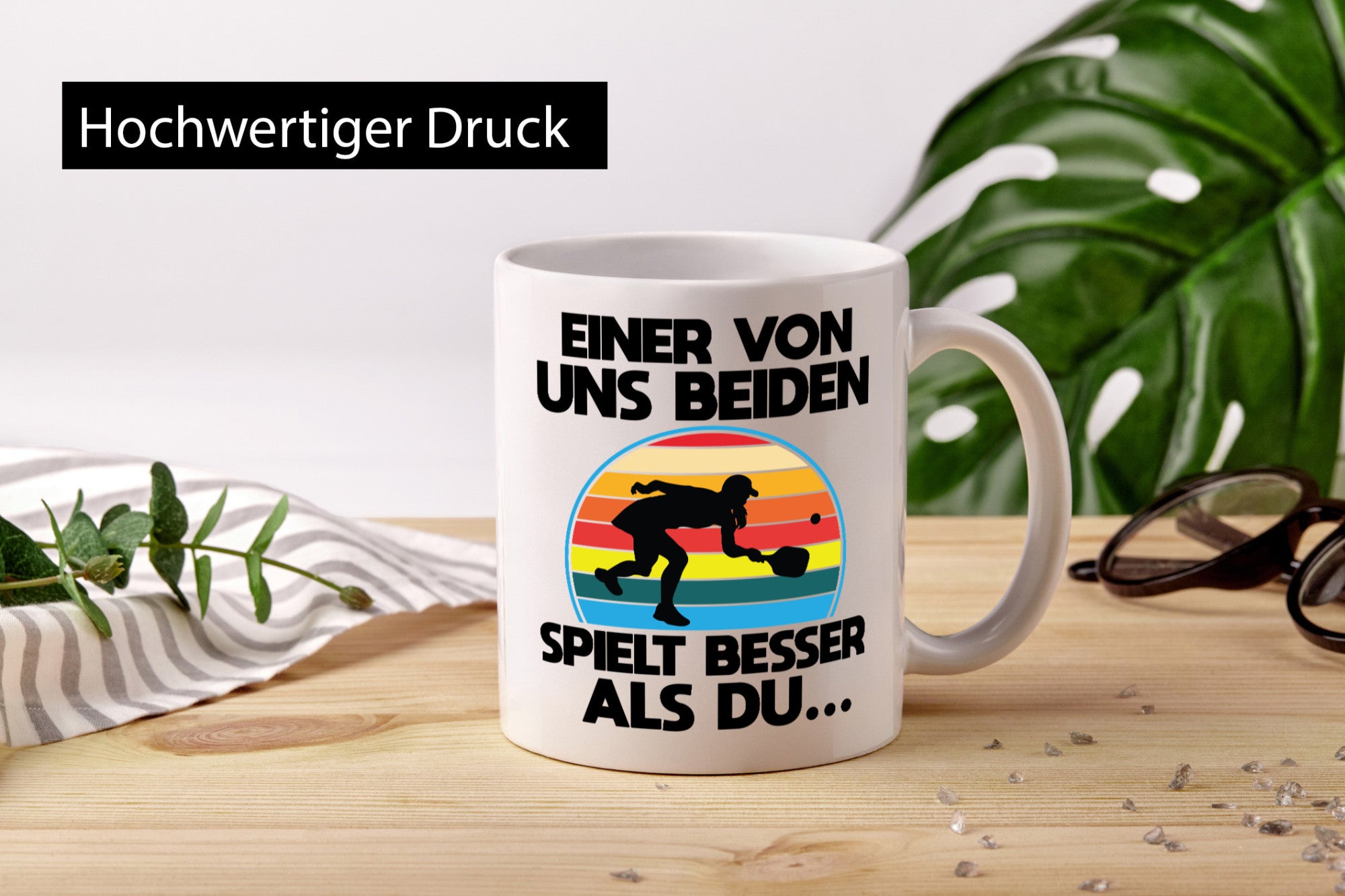 Einer von uns beiden Spielt besser als du | Sport Geschenkidee Humor Tasse