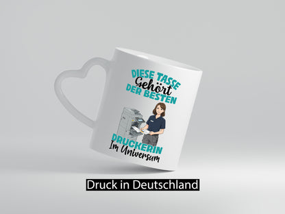 Im Universum: Druckerin | Druckerei Print Medien Geschenk Humor Geschenkidee