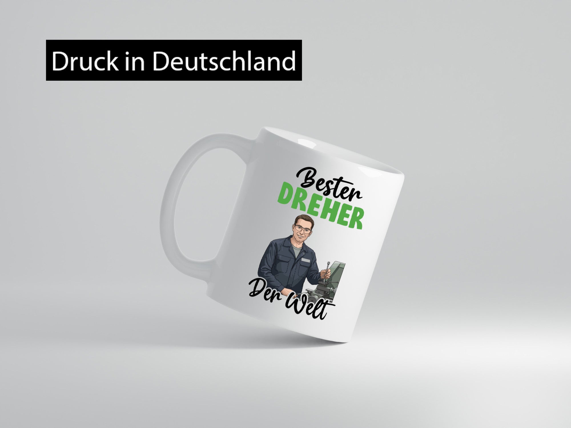 Bester Dreher | Fräser v2 lustig Humor Geschenkidee Geschenk Tasse
