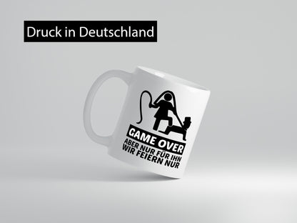 Game over für den Mann | JGA Junggesellenenabschied v2 lustiger Spruch Geschenk