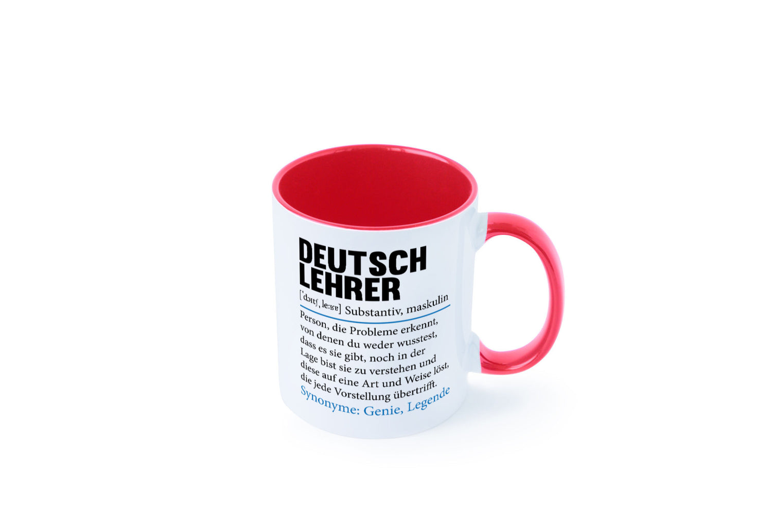Deutschlehrer Spruch | Lehrer Schule Humor lustig Geschenkidee Geschenk Tasse